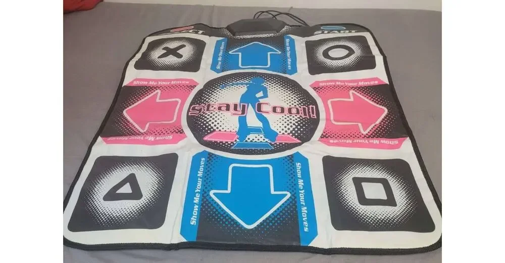 Dance Dance Revolution Mat -- Stains & Holes